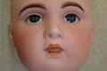 Tête de poupée, XXème siècle provenance inconnue, avant restauration
